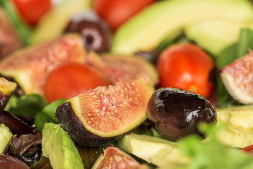 Close up of fresh salad 