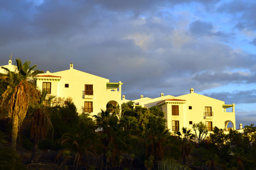 Fototapeta na wymiar Callao Salvaje modern apartments in Tenerife
