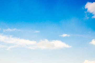 Clouds in the clear day