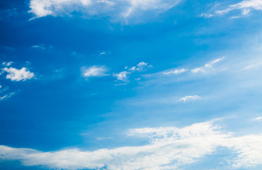 Clouds in the clear day