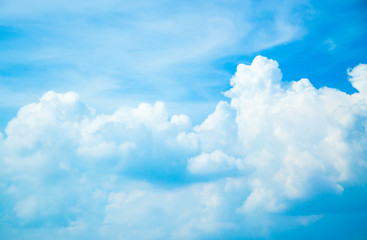 Naklejka na ściany i meble Clouds in the clear day