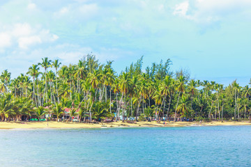 Super vacation. Tropical beach in Dominican Republic