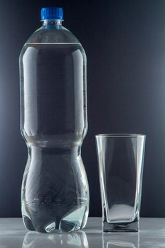 Small Glass Water Bottle Stock Photo, Picture and Royalty Free Image. Image  44208599.