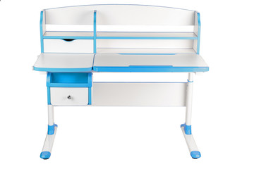 Blue school desk