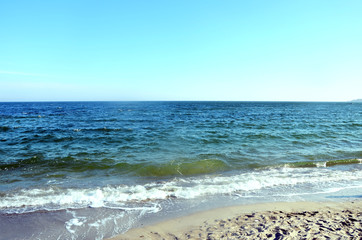 A beautiful sea in sunny day in summer