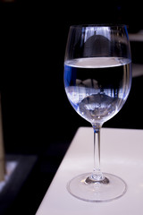Glass full of water