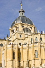 Fototapeta na wymiar Santa Maria la Real de La Almudena cathedral in Madrid, Spain