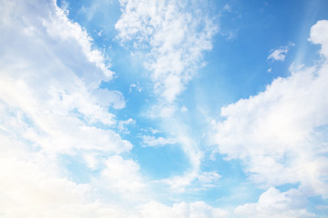 Sky clouds background.