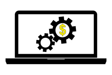 Asset or Investment Illustration, Isolated on White
