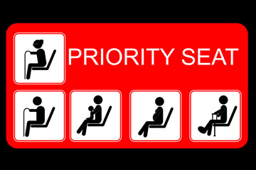 Set of Priority Seat 