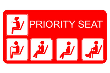 Set of Priority Seat 