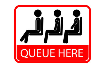 Queue Sign 