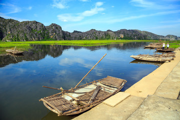 Obraz premium The boats on the lake