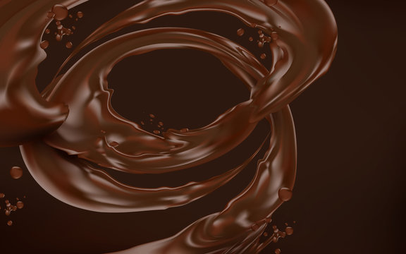 chocolate flow element