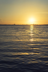 Fototapeta na wymiar calm sea, Sunset