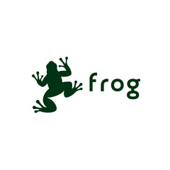 Frog illustration vector trend