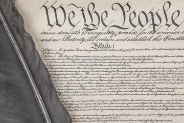 Constitution Crop with Feather Pen