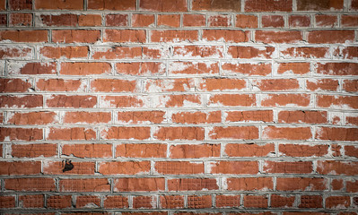 Texture of old brick wall. Vintage background