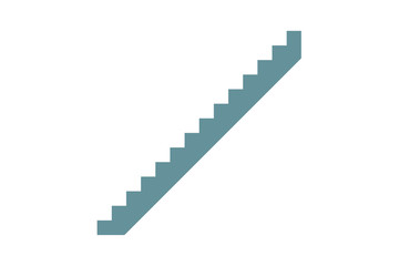 Obraz premium Stairs on white background , vector