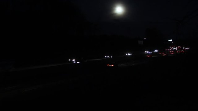 On The Road At Night