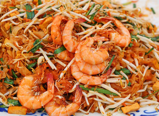 Pad Thai with Shrimps , Thai Food