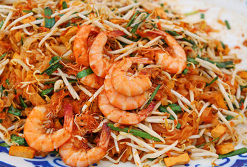 Pad Thai with Shrimps , Thai Food