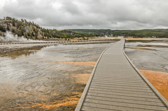 Boardwalk at Midway Geyser Basin