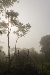 silhouette  on Phu Bo-Bit viewpoint