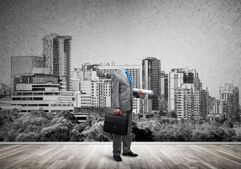 Man of engineering profession