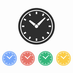 Clock - vector icon.