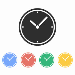 Clock - vector icon.