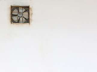 ventilation fan on the wall