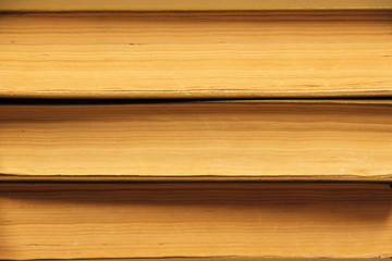Stack of the old books. Books background