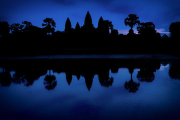 Angkor wat in blue hour