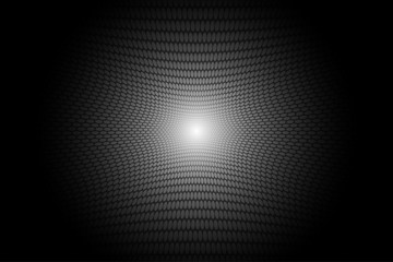 White dots creative design on black background for abstract background concept