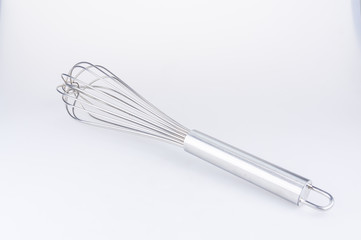 eggbeater on white background