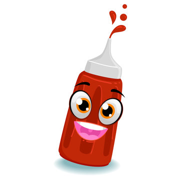 recommend clip art:  Vector Illustration of Tomato Ketchup Bottle Mascot