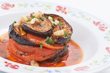 roasted aubergines