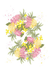 Chrysanthemum Flower background