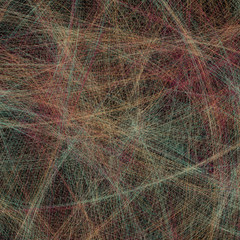 Business square abstract background with mess of chaotic lines like