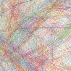 Business square abstract background with mess of chaotic lines like