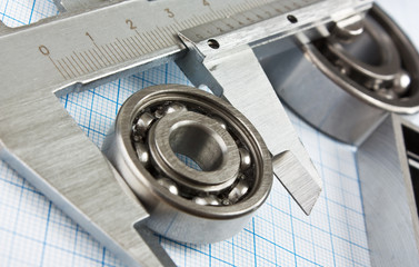 calliper and a bearing