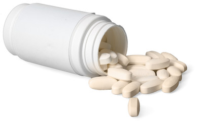 pill isolated on white