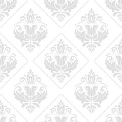 Classic seamless vector light pattern. Traditional orient ornament. Classic vintage background