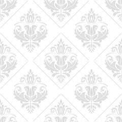 Classic seamless vector light pattern. Traditional orient ornament. Classic vintage background