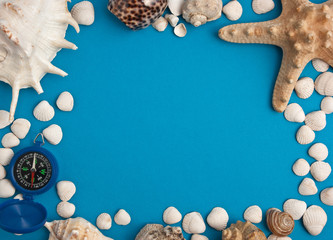 Frame in a marine style