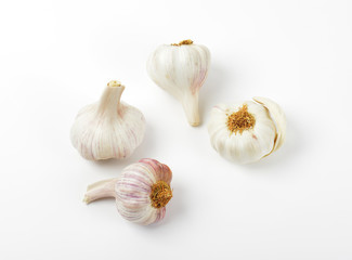Fresh garlic bulbs