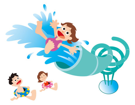 44 Best ウォータースライダー Images Stock Photos Vectors Adobe Stock