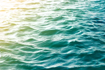 Foto auf Acrylglas Wasser sea wave close up, low angle view vintage style