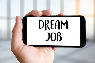 Hipster working  Dream Job Occupation Career Aspiration Concept